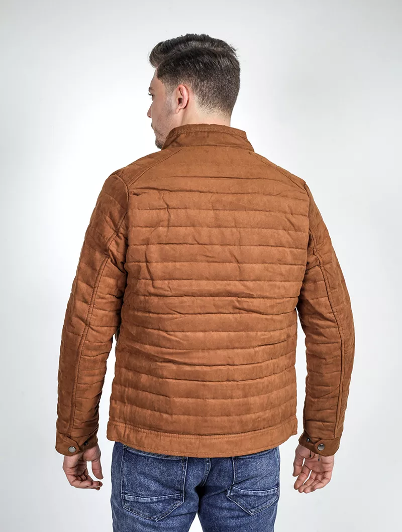 Blouson zippé aspect velours